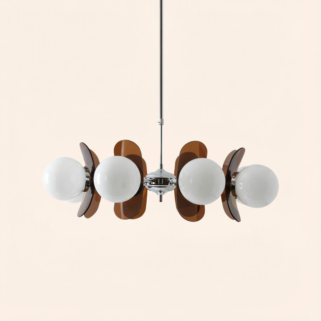 Astra Arc Elegant Five-Head Chandelier Ceiling Light Fixture For Modern Dining Rooms