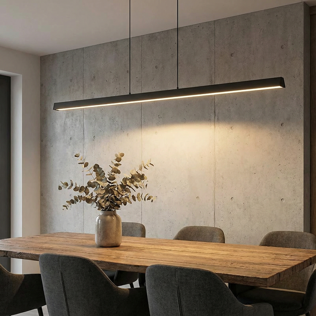 Asteria Modern Dimmable Kitchen Pendant Light Fixture With Sleek Contemporary Style For Dining Spaces
