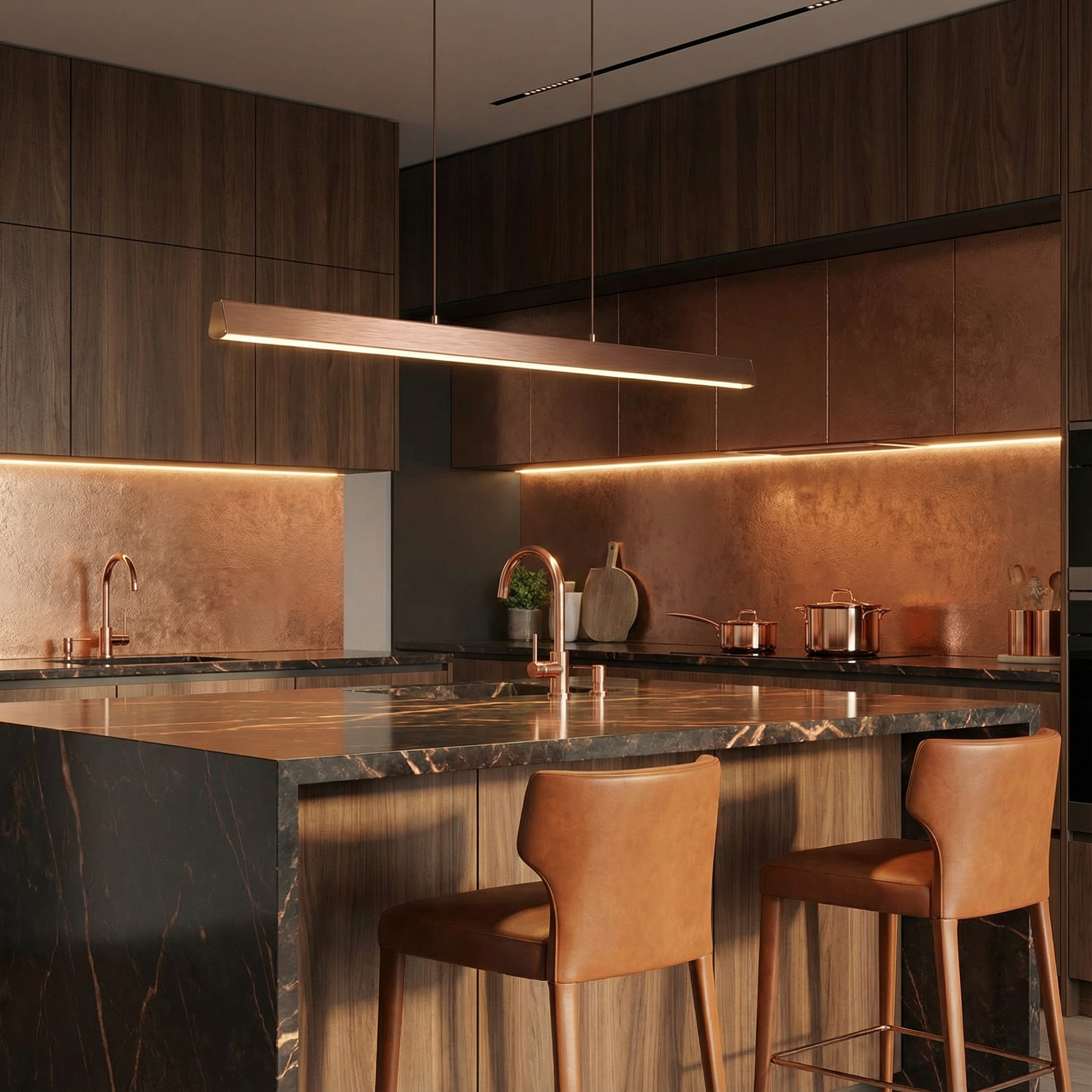 Asteria Modern Dimmable Kitchen Pendant Light Fixture With Sleek Contemporary Style For Dining Spaces