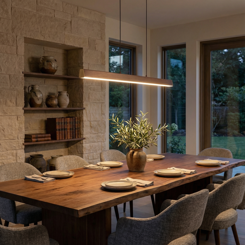 Asteria Modern Dimmable Kitchen Pendant Light Fixture With Sleek Contemporary Style For Dining Spaces