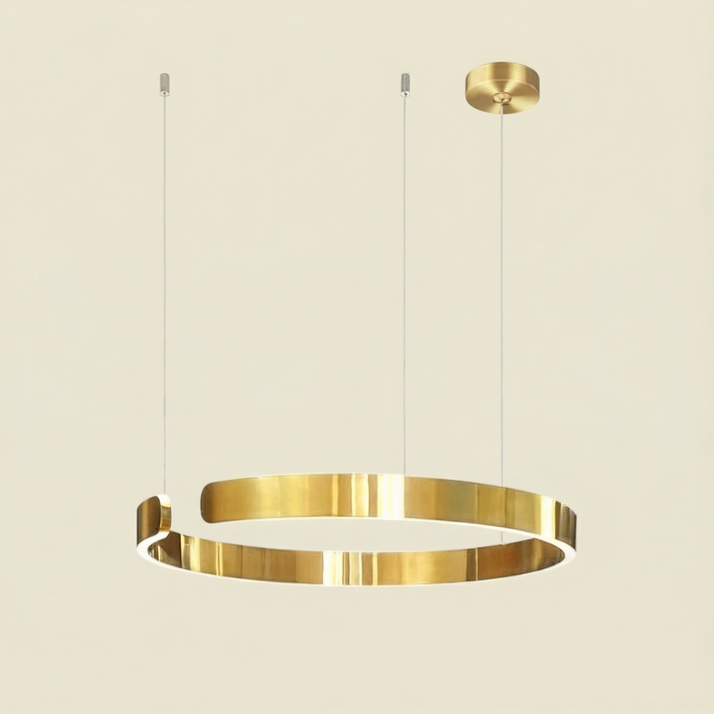 Luma Ring Pendant Light With Clean Minimal LED Glow For Contemporary Interiors At Home