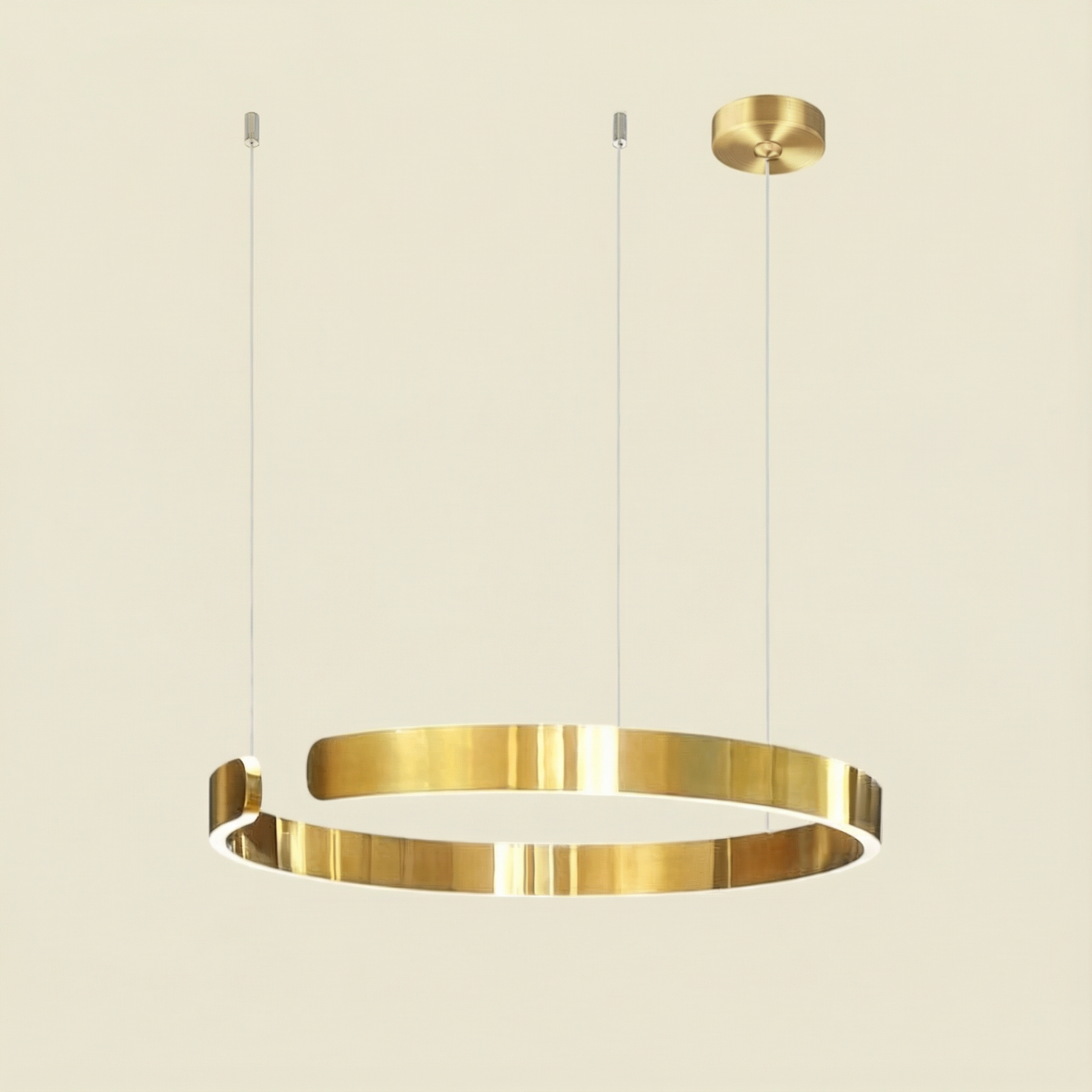 Luma Ring Pendant Light With Clean Minimal LED Glow For Contemporary Interiors At Home