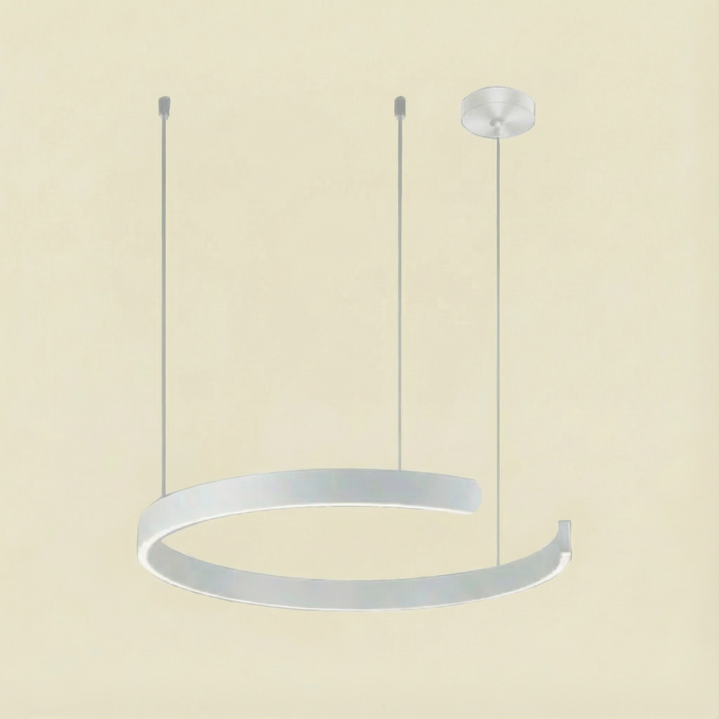 Luma Ring Pendant Light With Clean Minimal LED Glow For Contemporary Interiors At Home