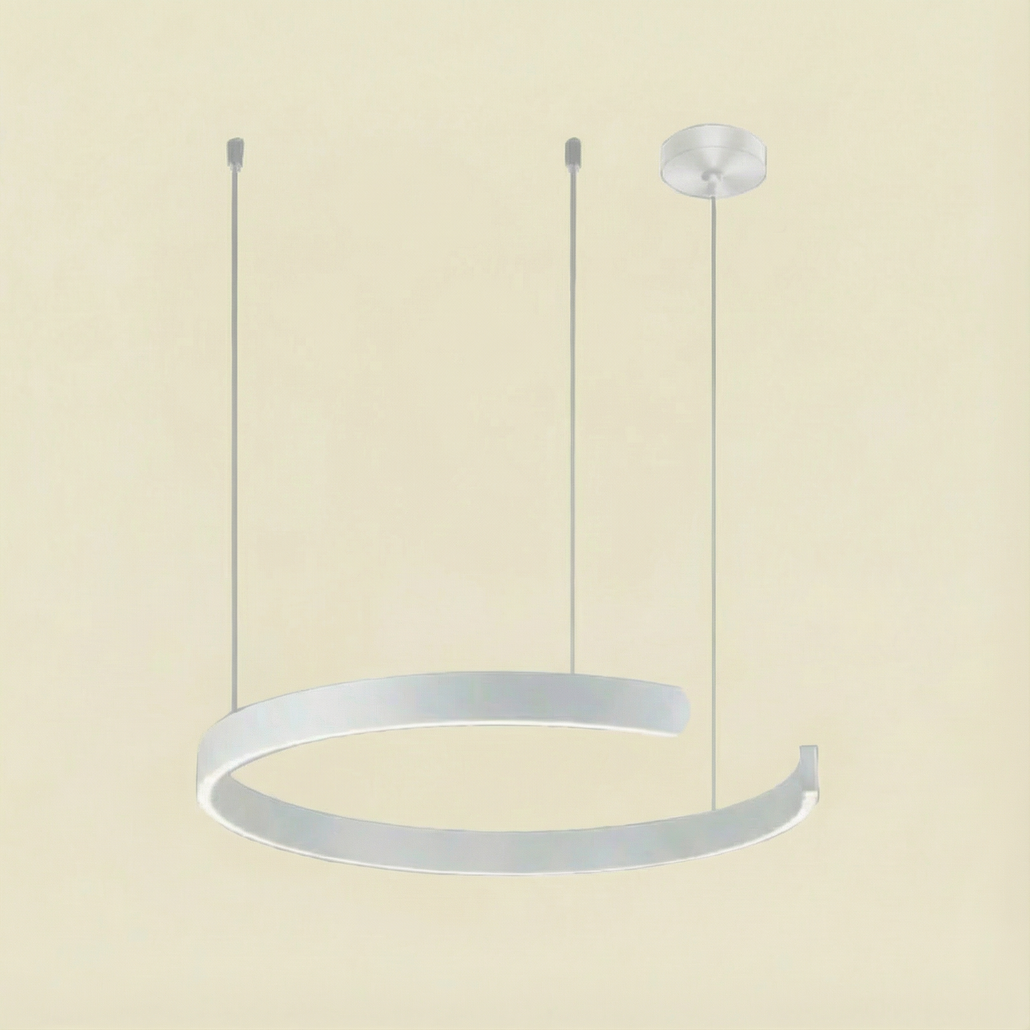 Luma Ring Pendant Light With Clean Minimal LED Glow For Contemporary Interiors At Home