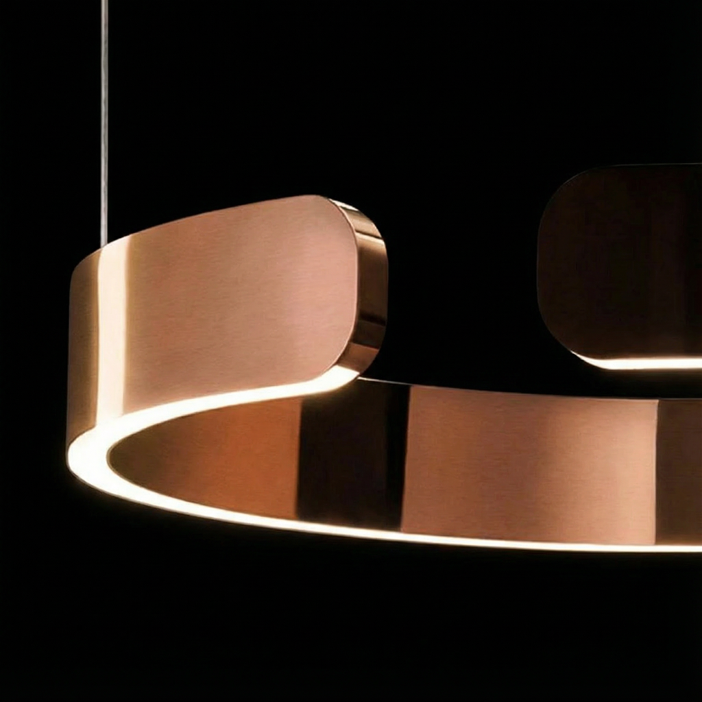 Luma Ring Pendant Light With Clean Minimal LED Glow For Contemporary Interiors At Home