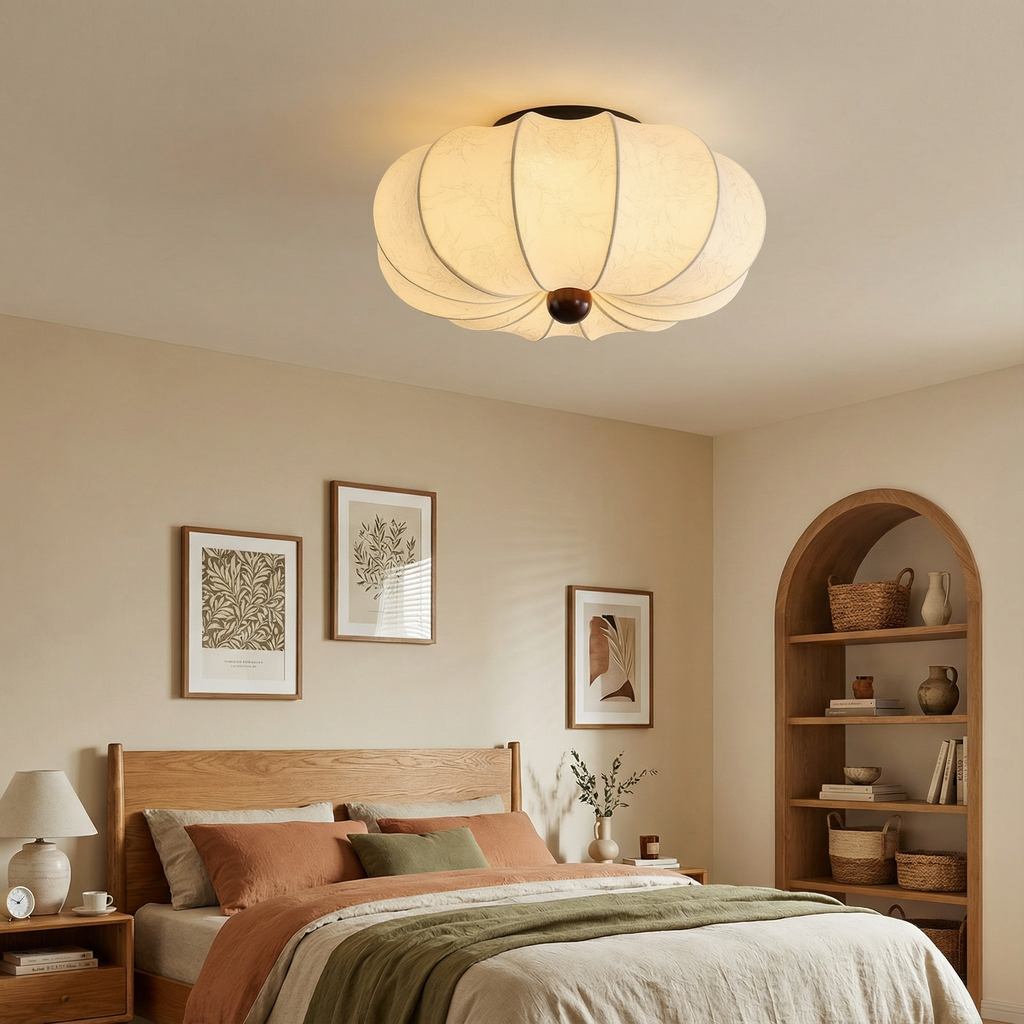 NovaLume Contemporary Ceiling Flush Mount Light Fixture For Modern Living Spaces And Hallways