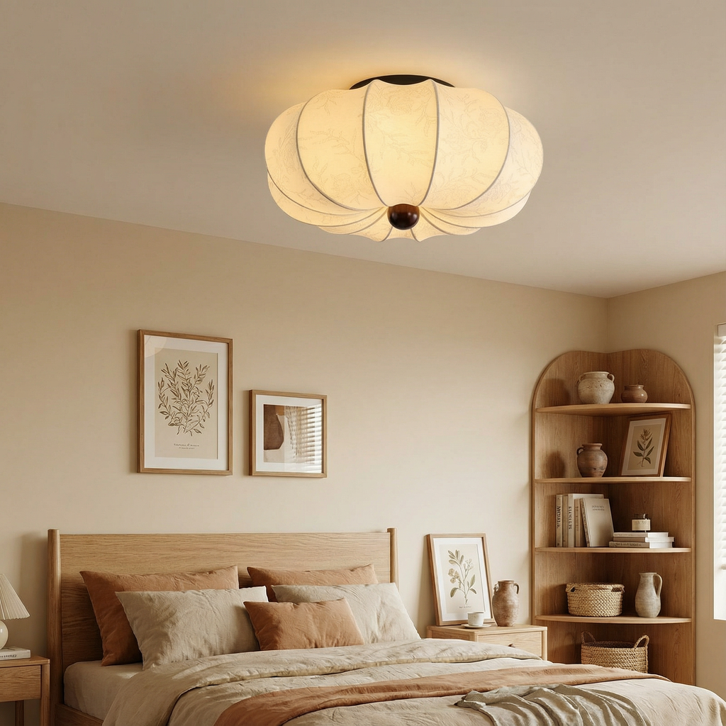 NovaLume Contemporary Ceiling Flush Mount Light Fixture For Modern Living Spaces And Hallways
