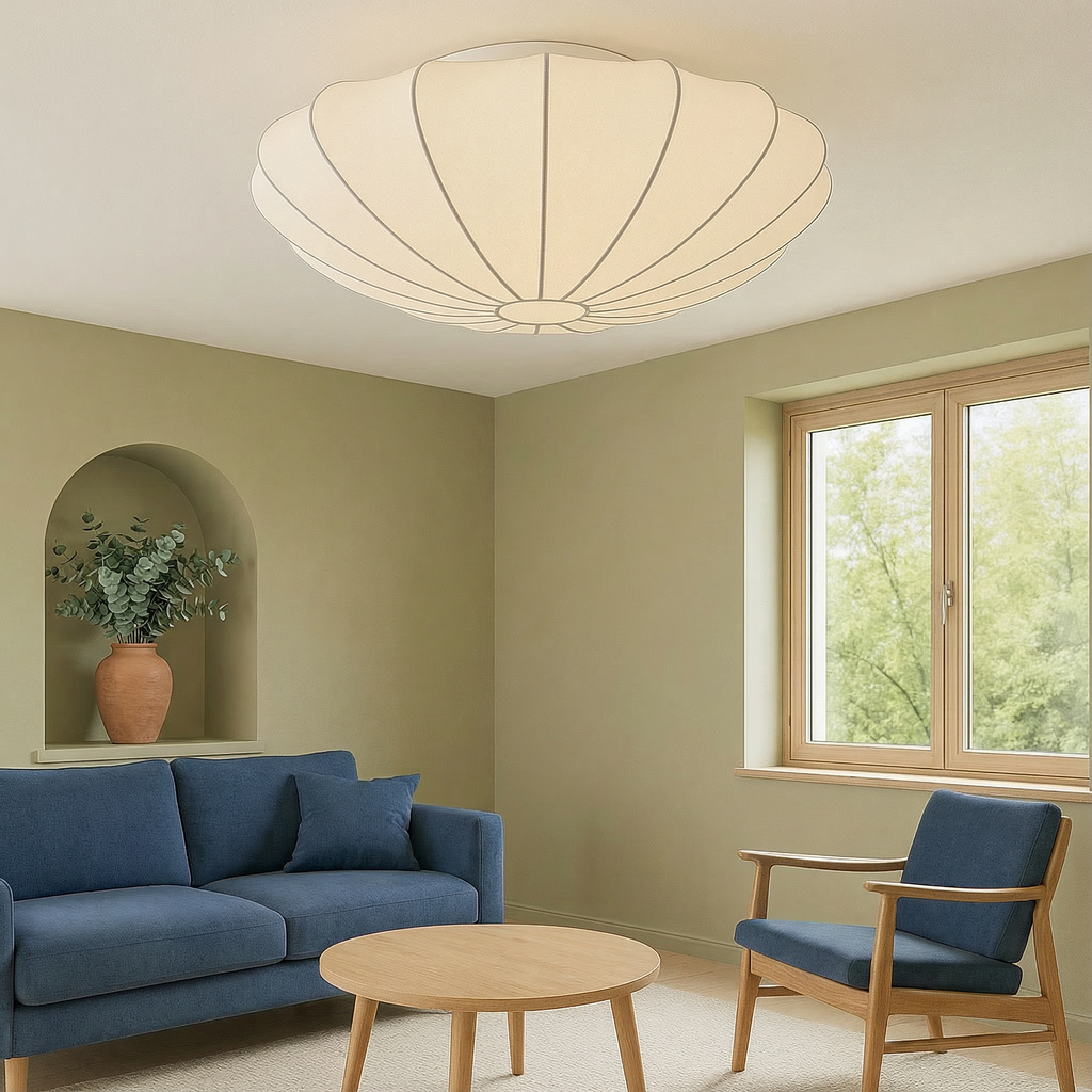 AureaLux Minimalist Ceiling Flush Mount Light Fixture With Subtle Warmth And Soft Glow