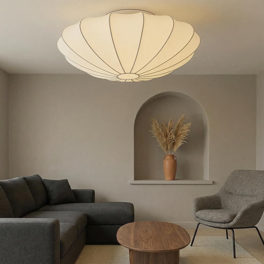 AureaLux Minimalist Ceiling Flush Mount Light Fixture With Subtle Warmth And Soft Glow