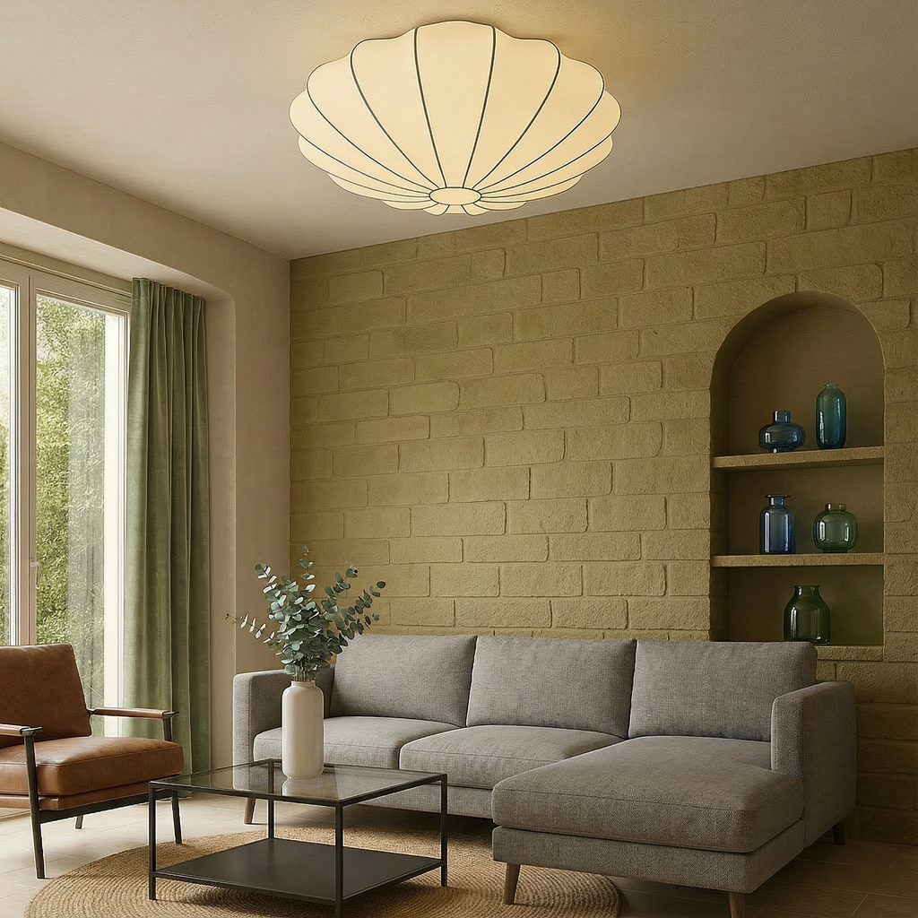 AureaLux Minimalist Ceiling Flush Mount Light Fixture With Subtle Warmth And Soft Glow