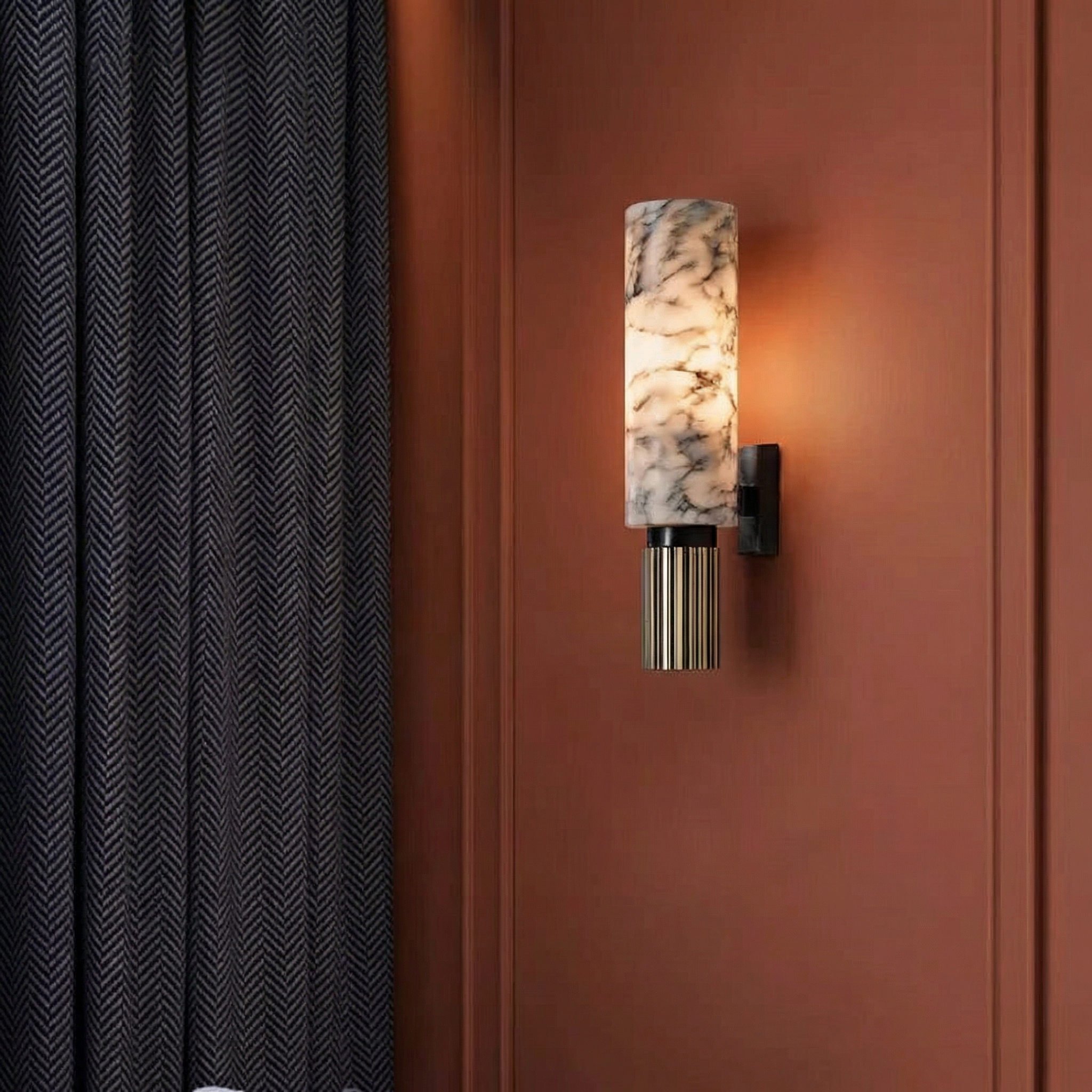 Brookmere Modern Wall Light Featuring An LED Bulb For Cozy Ambience In Any Living Space