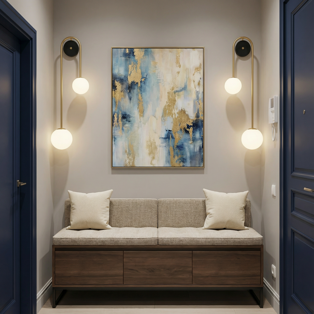 Graceful Arc Wall Light With Soft LED Glow For A Cozy Modern Ambiance In Any Room