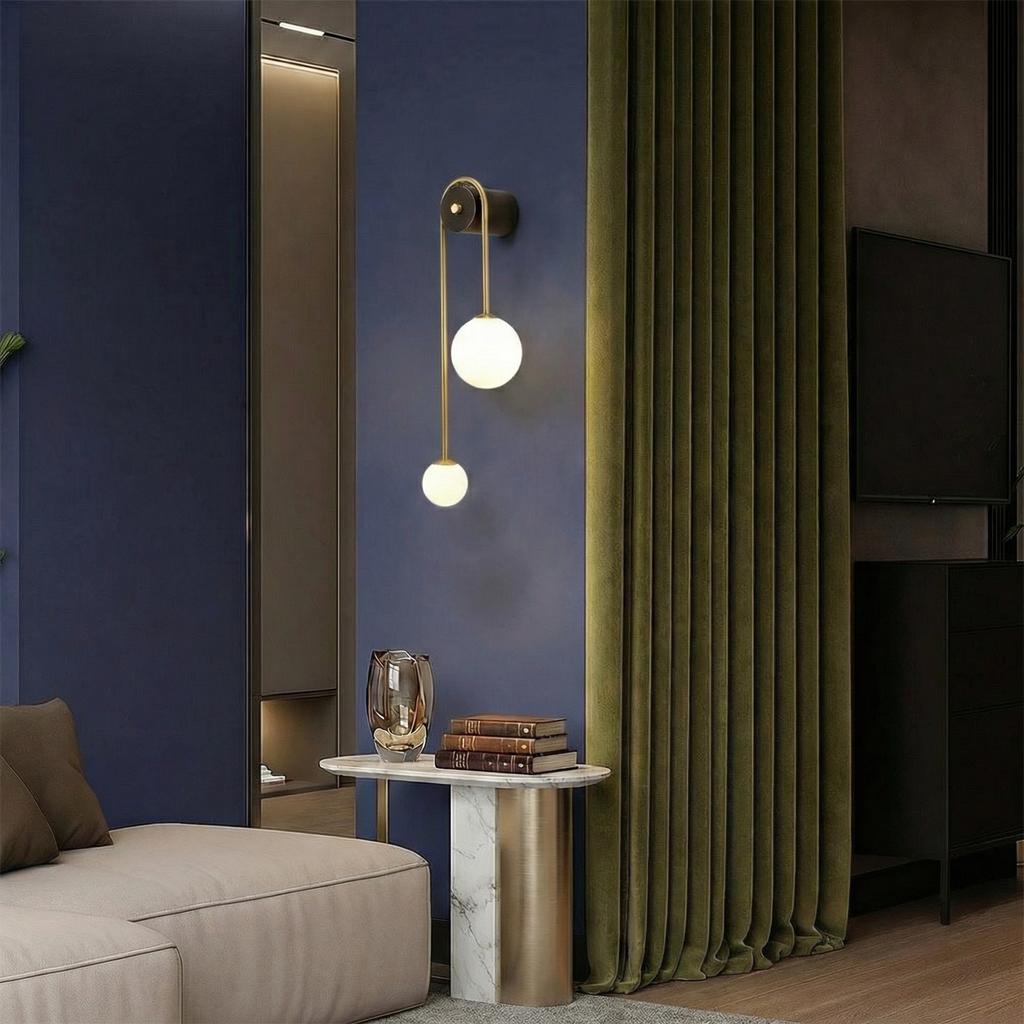 Graceful Arc Wall Light With Soft LED Glow For A Cozy Modern Ambiance In Any Room