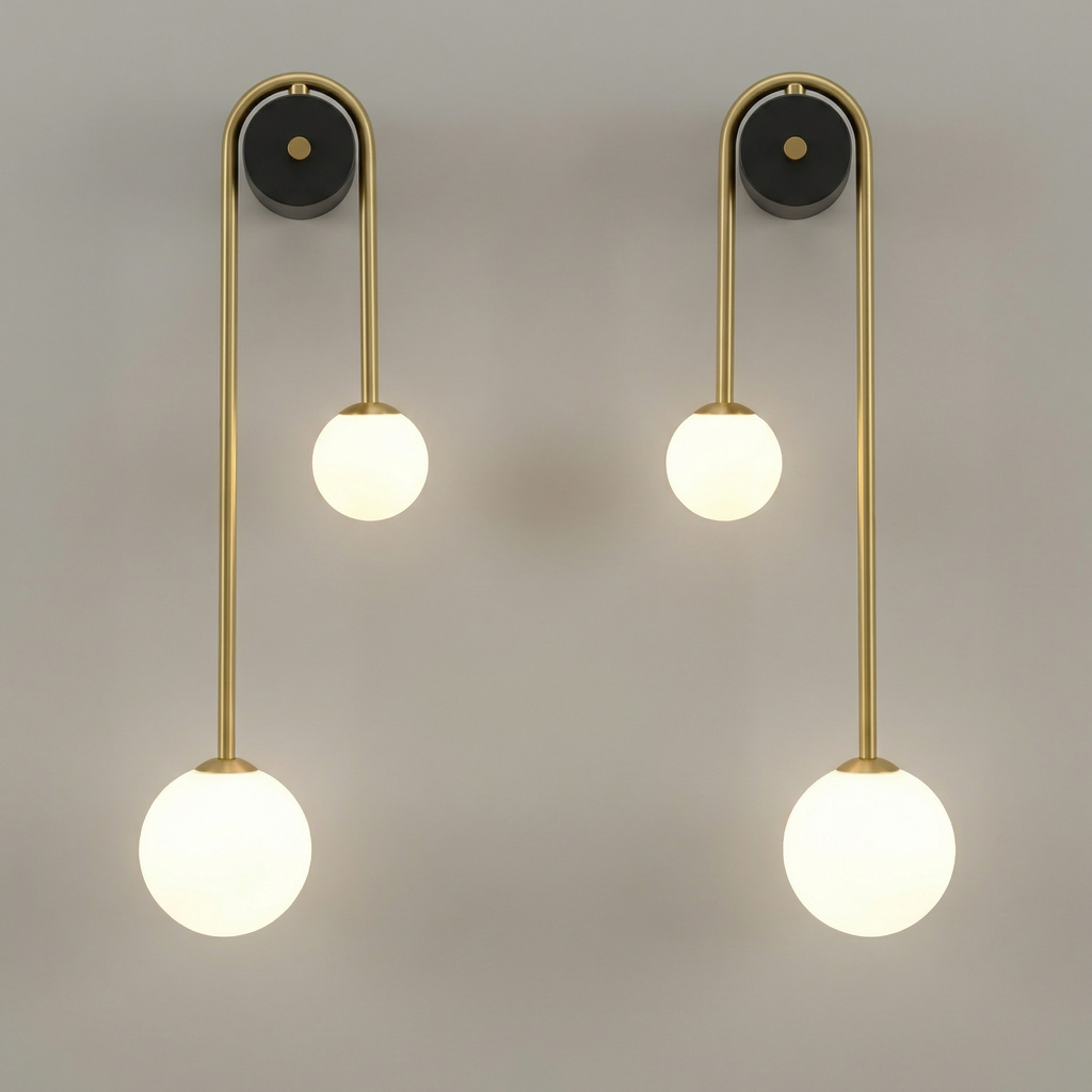 Graceful Arc Wall Light With Soft LED Glow For A Cozy Modern Ambiance In Any Room