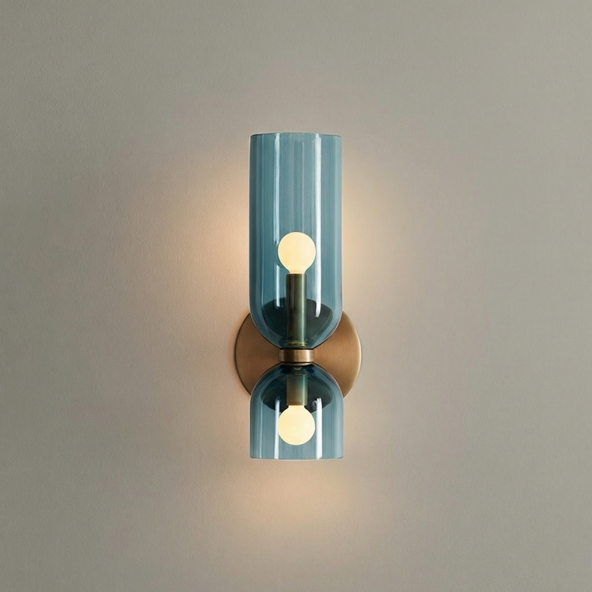 Elegant Glass Wall Light With Soft LED Glow For Modern Dining Rooms And Bars At Home