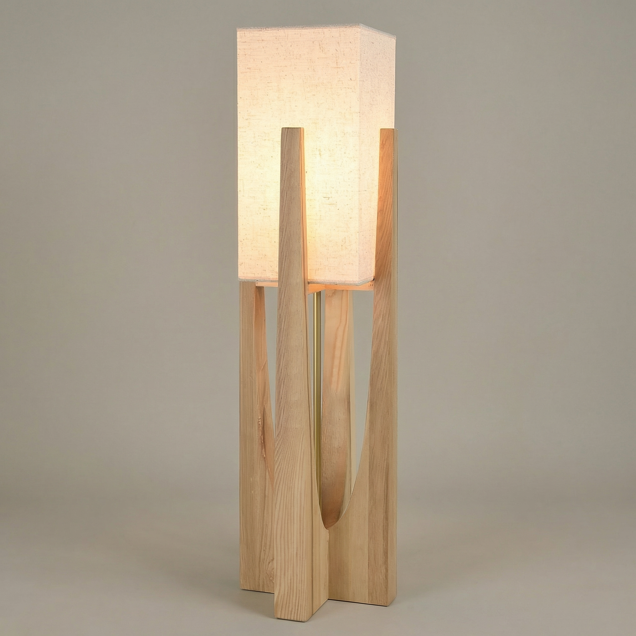 Calm Knot Handcrafted Shade Modern Floor Lamp For Living Room In Every Home Across Modern Homes Worldwide