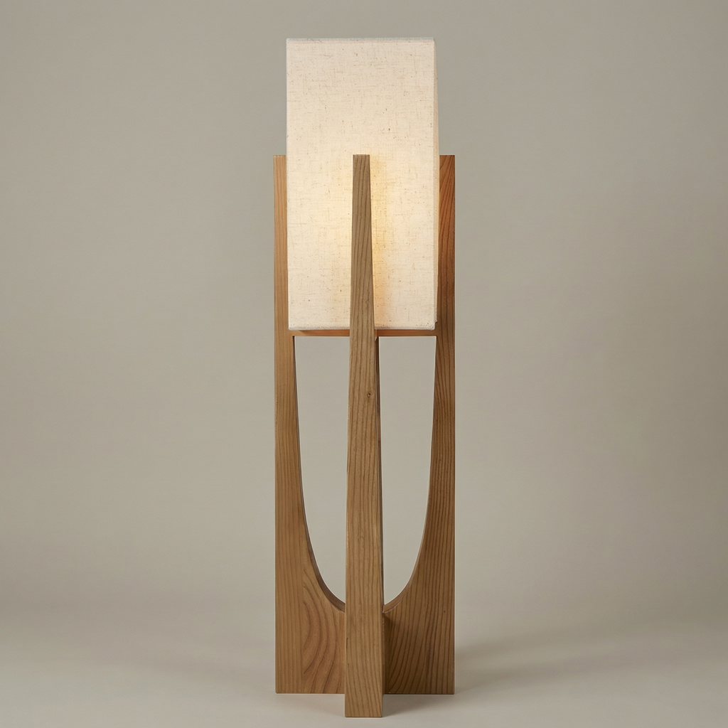 Calm Knot Handcrafted Shade Modern Floor Lamp For Living Room In Every Home Across Modern Homes Worldwide