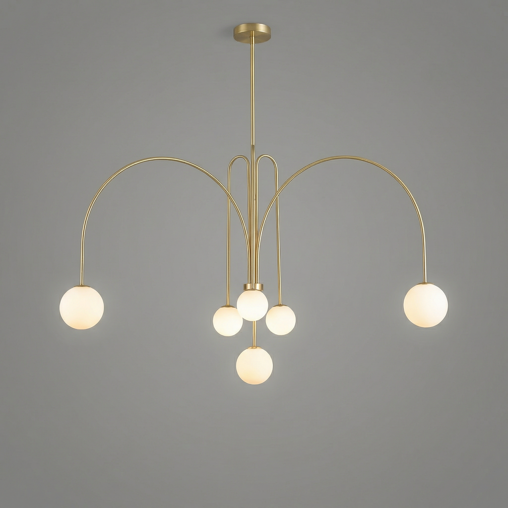 Aurora Crest Adjustable Pendant Light With Height-Adjustable Suspension For Dining Rooms And Bars