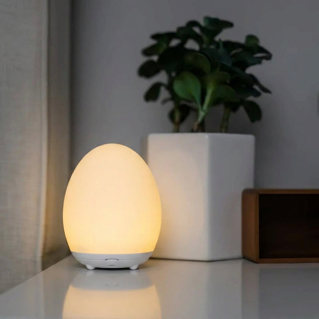 Rechargeable Touch Night Light With RGB And Warm White Dimmable LED Lamp For Baby Room