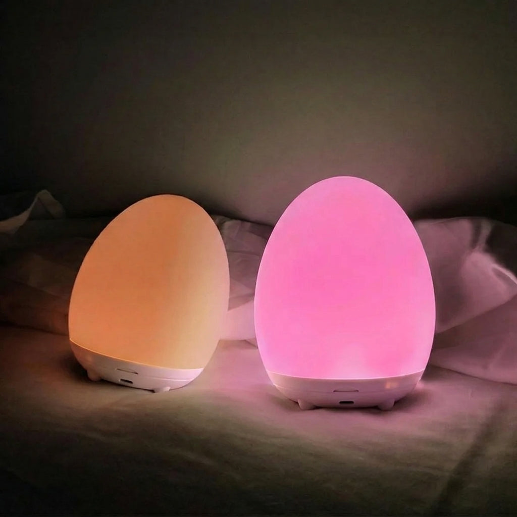 Rechargeable Touch Night Light With RGB And Warm White Dimmable LED Lamp For Baby Room