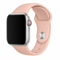 Curea din silicon compatibilă cu Apple Watch, roz pal