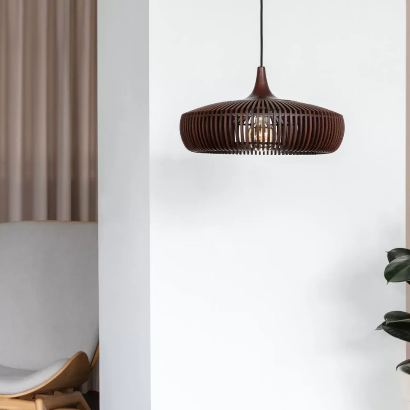 Solid Wood Slatted Pendant Light - Japandi Style | Ka-mostore