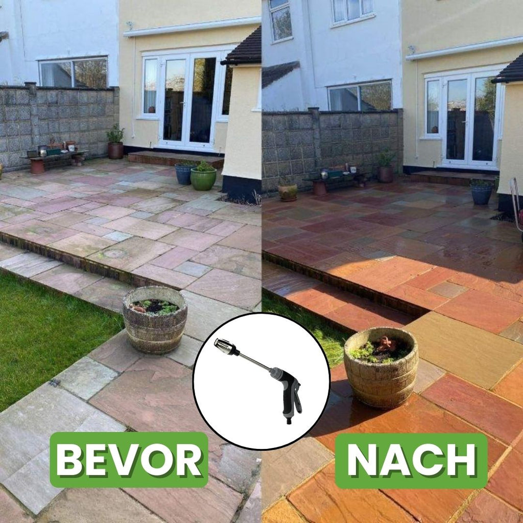 Acessório de lavadora de pressão para mangueira de jardim DruckWascher — bocal de pulverização ajustável