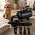 FellVento High-Power Dog Hair Dryer — Adjustable Temperature and Speed, High-Velocity Airflow