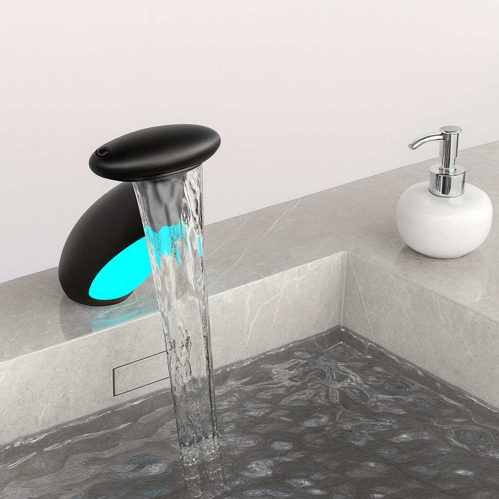 HydraLux Βρύση με αποσπώμενο στόμιο — Βρύση LED για κουζίνα και μπάνιο
