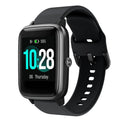 ID205L sort silikoneudskiftningsrem til smartwatch