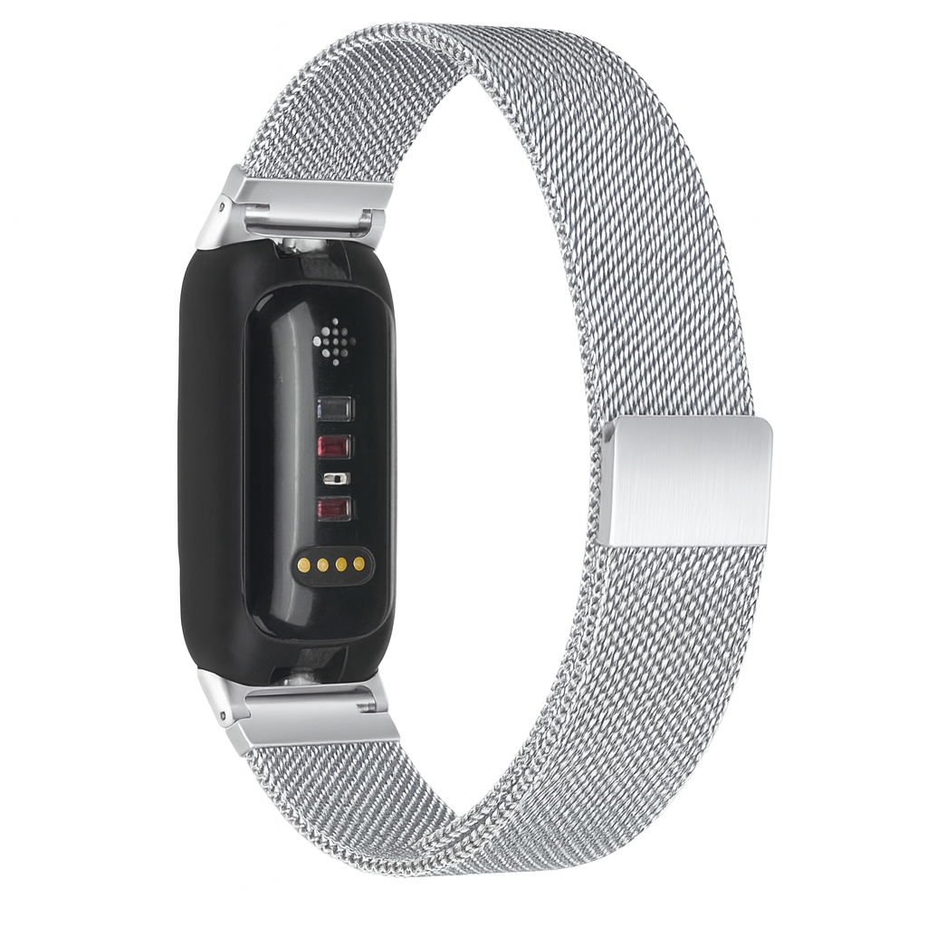 Silver Finish Edition Milanese Strap — Fitbit Inspire 3