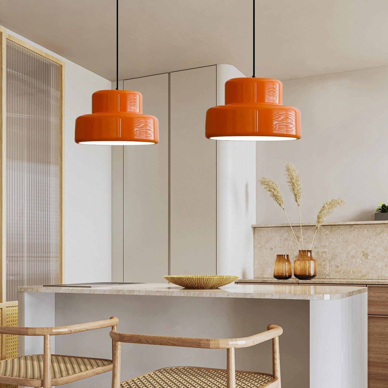 Lumenara Modern Pendant Light For Dining And Living Spaces With Warm Ambience And Soft Glow