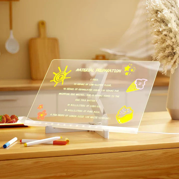 IllumiSchreib לוח LED לכתיבה ולציור לילדים