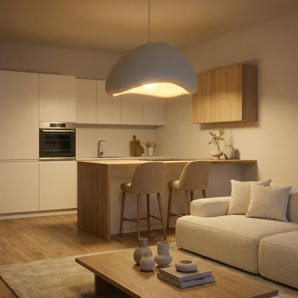 Galet Air Light Pendant With Organic Stone Inspired Form For Modern Interiors Today