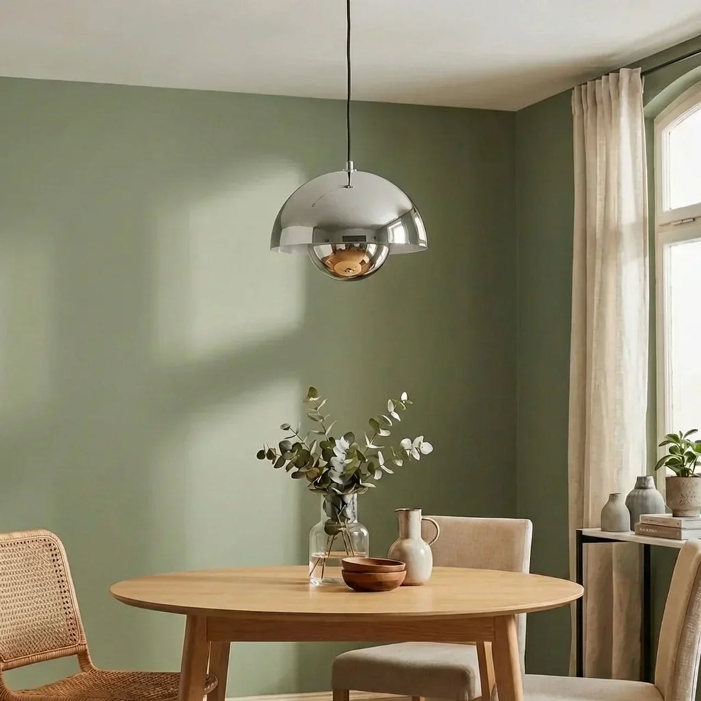 Danish Modern Pendant Light With Soft-Form Design For Contemporary Interiors In Homes