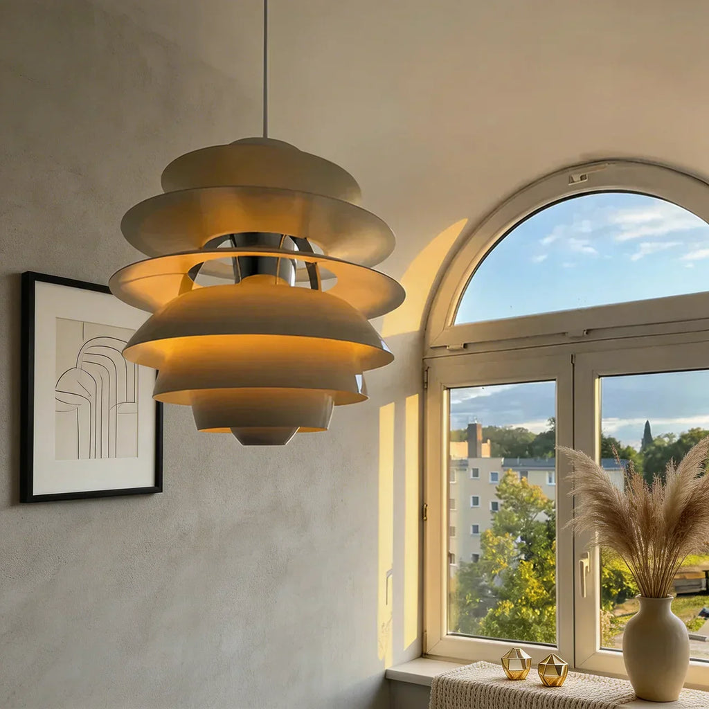 Danish Modern Glare-Control Pendant Lighting For Contemporary Interiors And Ceilings