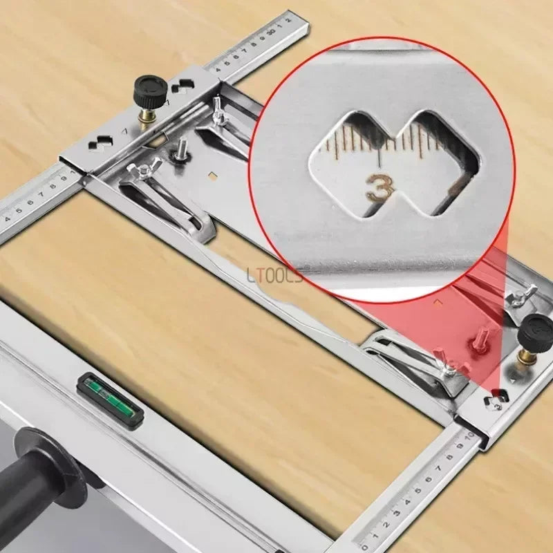 Adjustable Aluminum Circular Saw Guide 0-320mm For Precise Straight Cuts