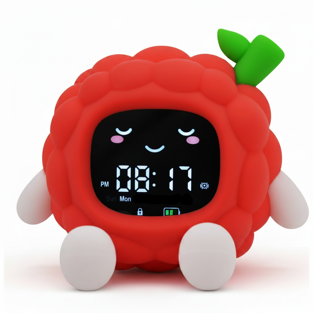 Kids Sleep Training Alarm Clock with Night Light, Child Lock & USB-C Charging 3