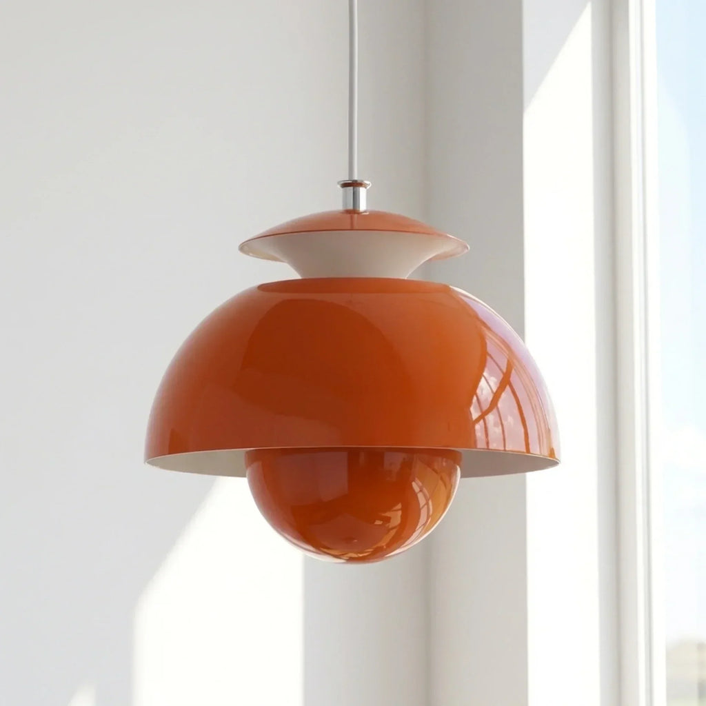 Soft Ambient Orb Pendant Light With Smooth Spherical Design For Modern Home Interiors