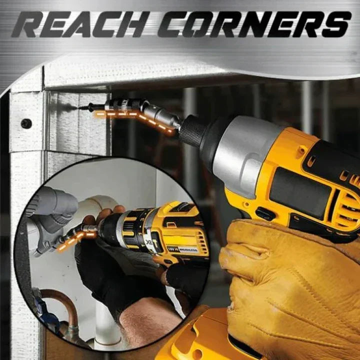 Flexible Angle Extension For Drill Bits In Tight Spaces