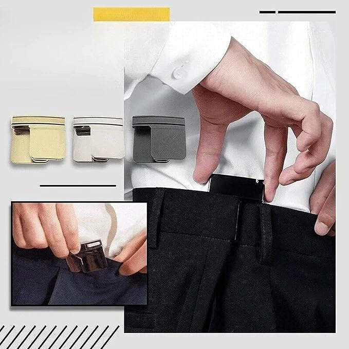 Adjustable Waist Buckle For Pants Easy Fit Without Belt