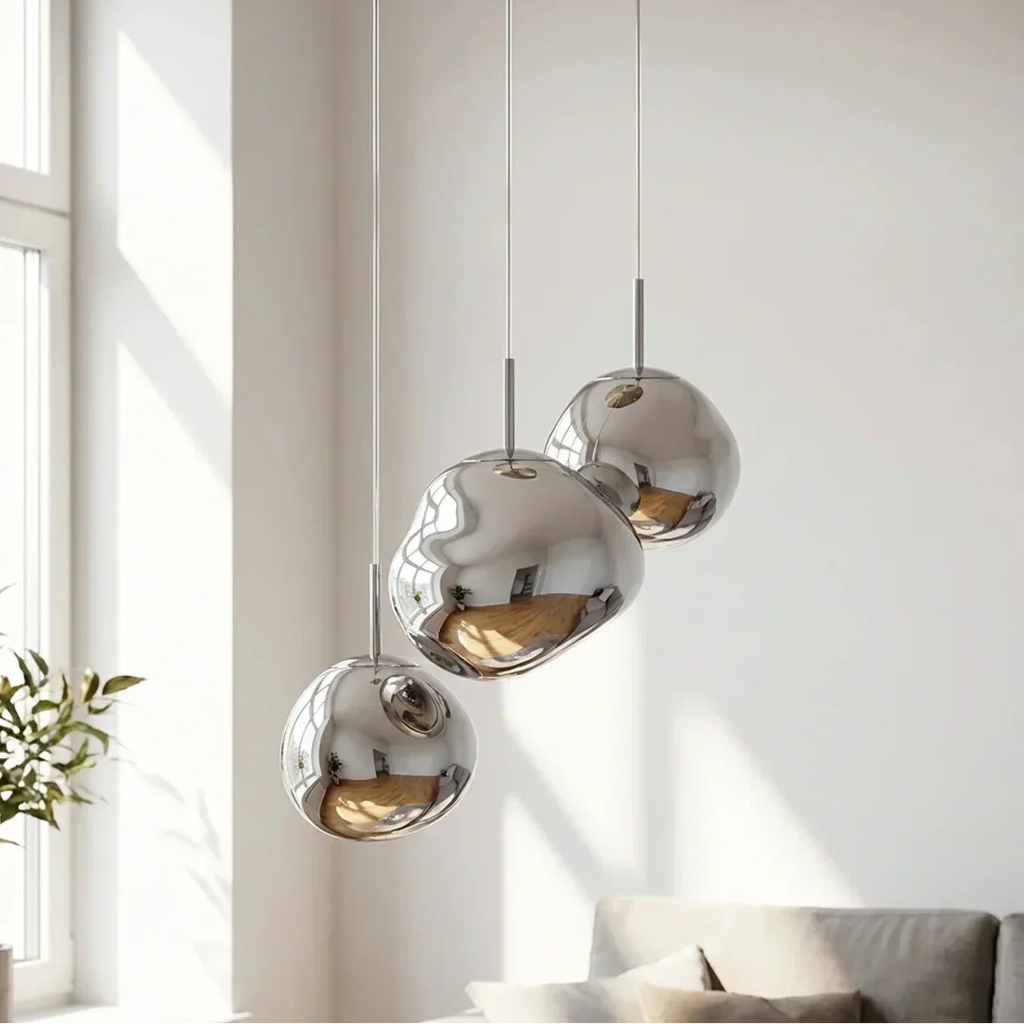 Statement Cluster Pendant Lighting Fixture With Irregular Arrangement For Living Rooms