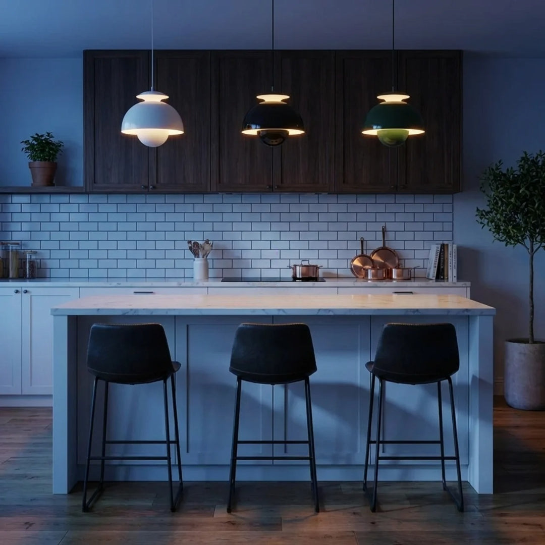 Soft Ambient Orb Pendant Light With Smooth Spherical Design For Modern Home Interiors