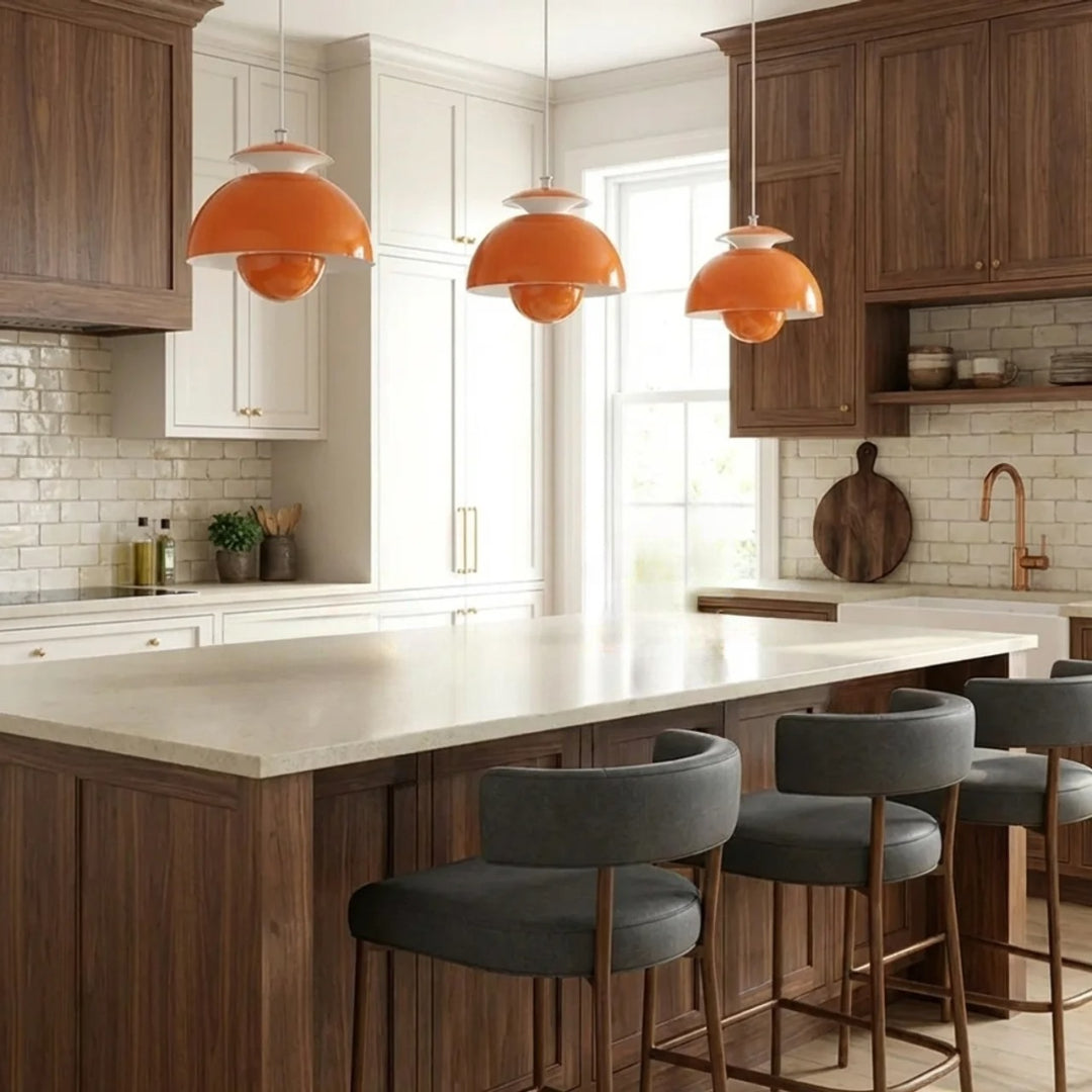 Soft Ambient Orb Pendant Light With Smooth Spherical Design For Modern Home Interiors