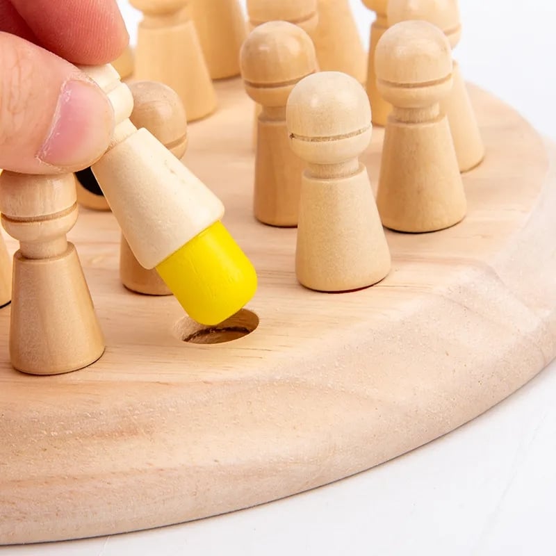 Gioco di memoria in legno LernFreund per bambini dai 3 anni in su — giocattolo educativo per lo sviluppo cognitivo