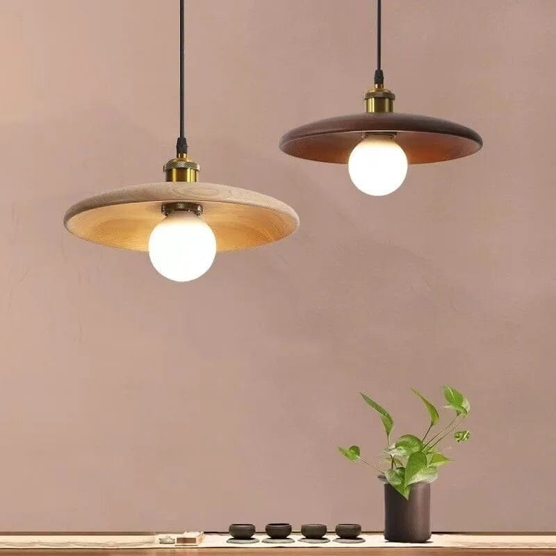 FjordLumen Pendant Light Nordic Oak With Warm Glow In Wood Design For Dining Rooms Elegant Modern