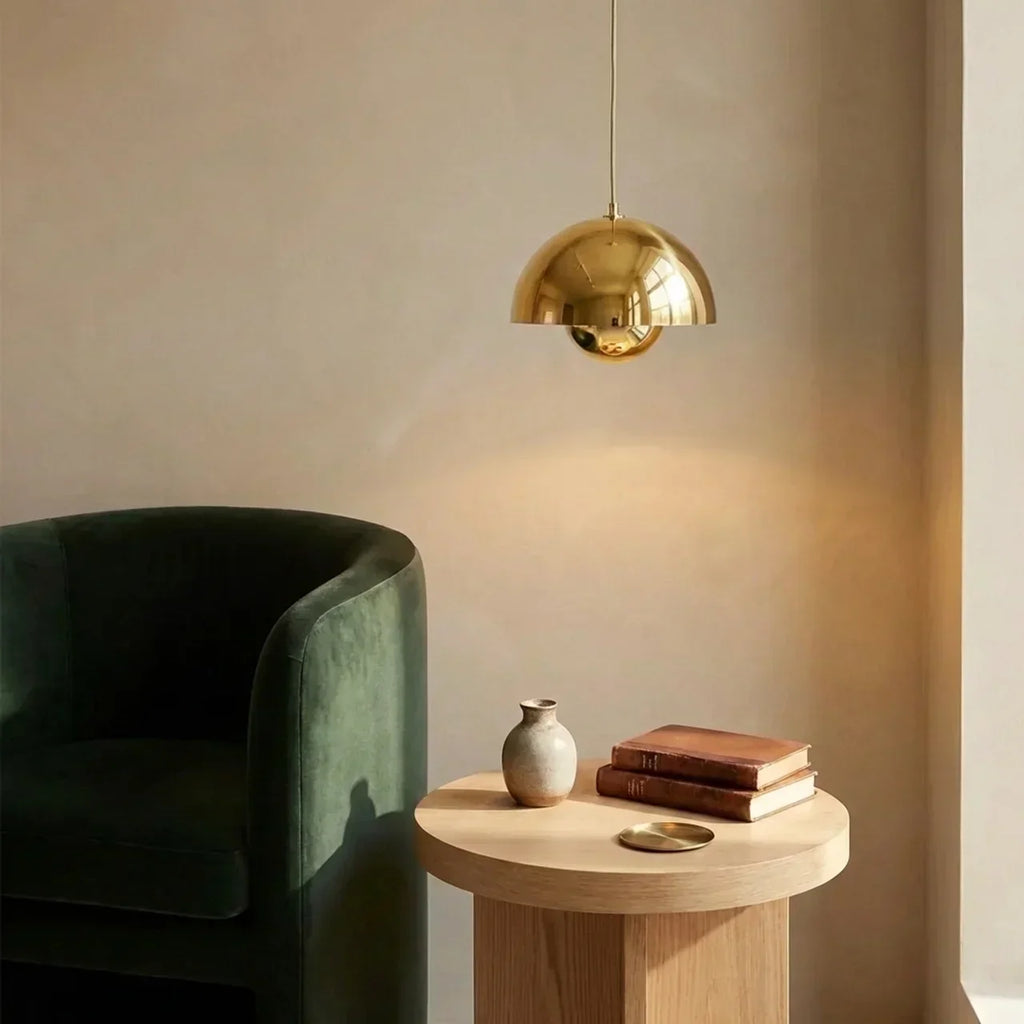 Danish Modern Pendant Light With Soft-Form Design For Contemporary Interiors In Homes