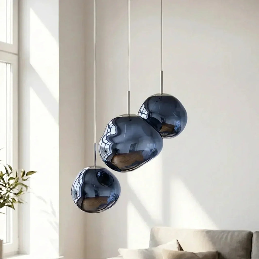 Statement Cluster Pendant Lighting Fixture With Irregular Arrangement For Living Rooms