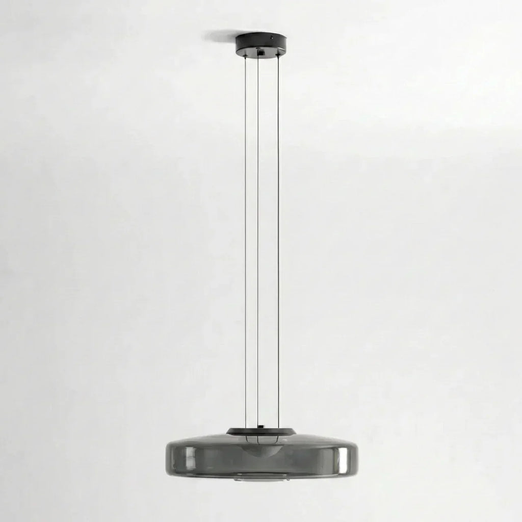 Bauhaus Style Tiered Glass Pendant Light With Integrated Led For Modern Interiors