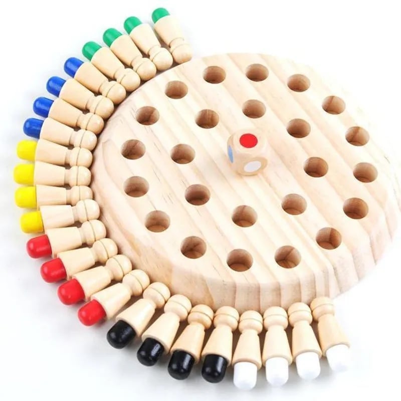 Gioco di memoria in legno LernFreund per bambini dai 3 anni in su — giocattolo educativo per lo sviluppo cognitivo